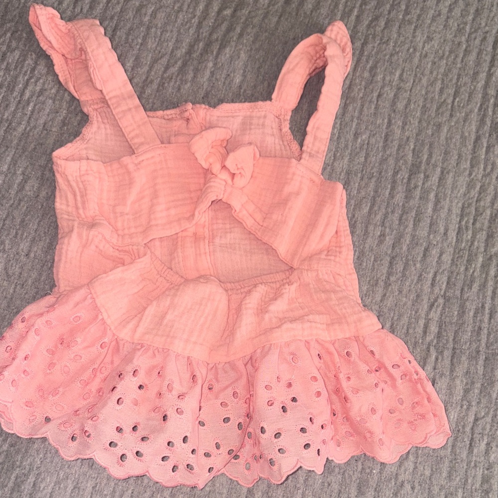 Pink Ruffled Kids Top - Picture 2 of 2
